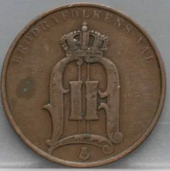 5 Öre 1890 Zweden — Brons achterzijde
