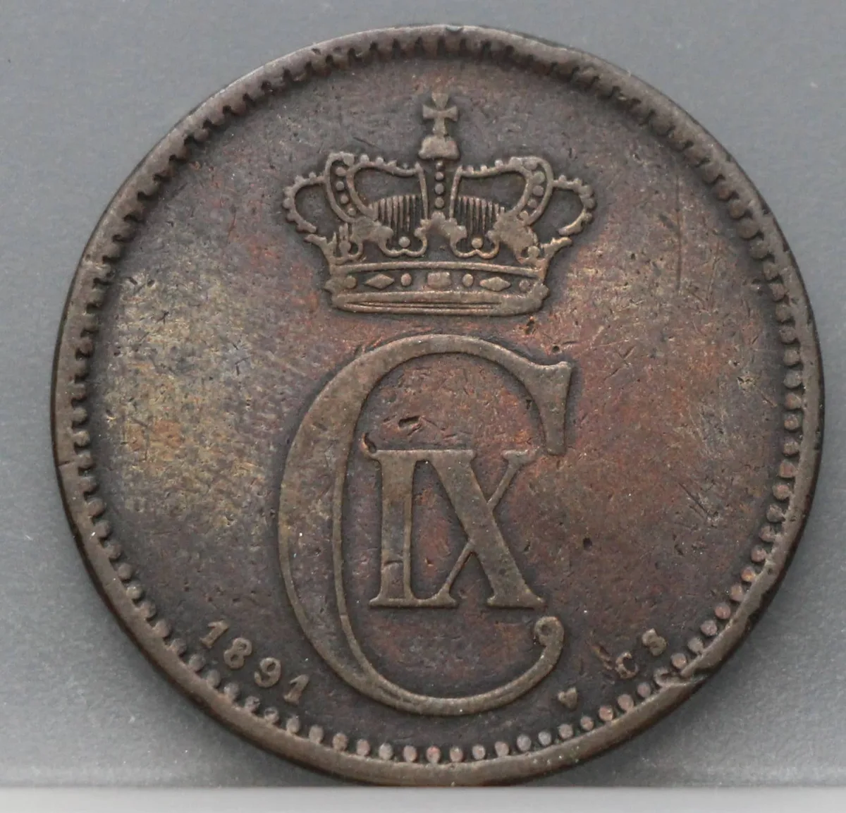 5 Öre 1891 Denemarken voorzijde