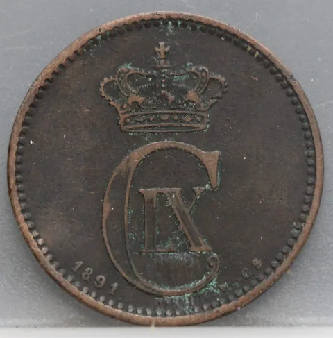 5 Øre 1891 Denemarken — Brons