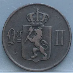 5 Øre 1902 Noorwegen — Brons achterzijde