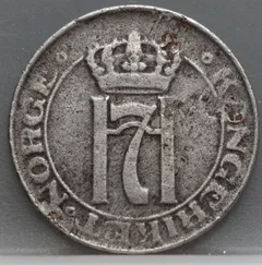 5 Øre 1920 Noorwegen — IJzer achterzijde