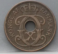 5 Øre 1932 Denemarken achterzijde