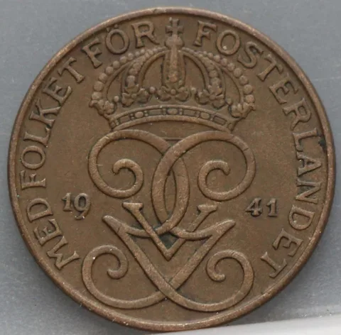 5 Öre 1941 Zweden — Brons
