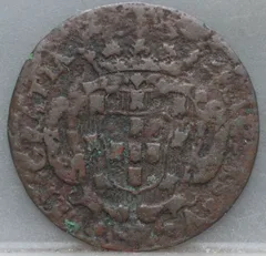 5 Reis 1732 Portugal — Koper achterzijde