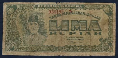 5 Rupiah 1947 Indonesië