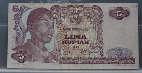 5 Rupiah 1968 — Indonesië