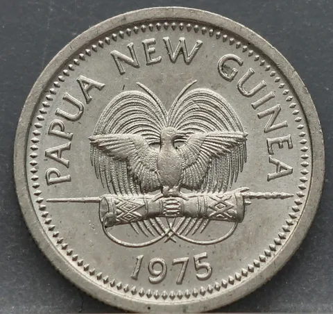 5 Toea 1975 Papoea-Nieuw-Guinea Cupronikkel