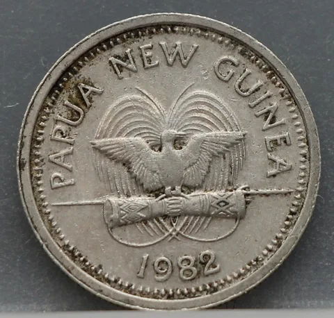 5 Toea 1982 Papoea-Nieuw-Guinea — Cupronikkel