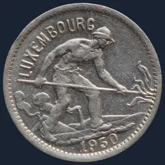 50 centimes 1930 Luxemburg