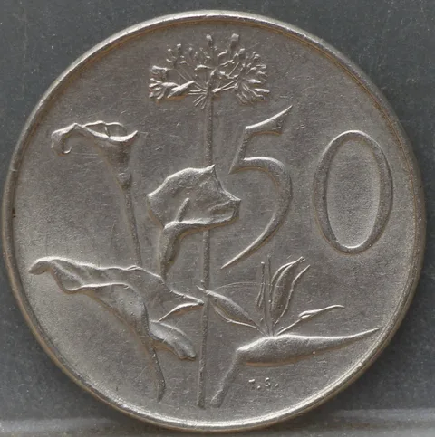 50 Cents 1970 Zuid-Afrika – Nikkel