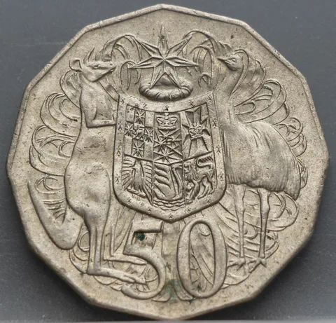 50 Cents 1971 Australië — Cupronikkel