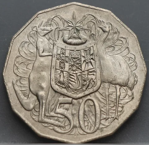 50 Cents 1974 Australië — Cupronikkel
