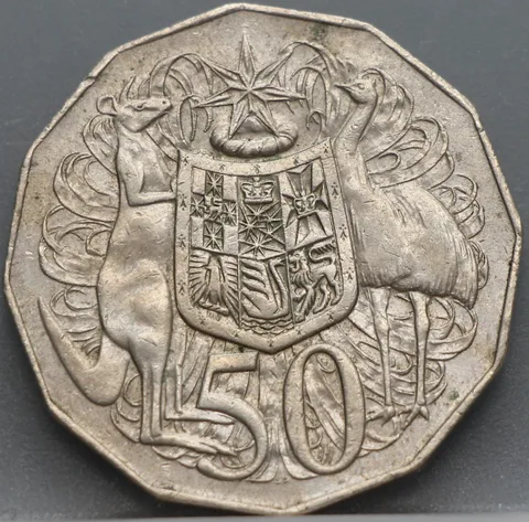 50 Cents 1976 Australië — Cupronikkel