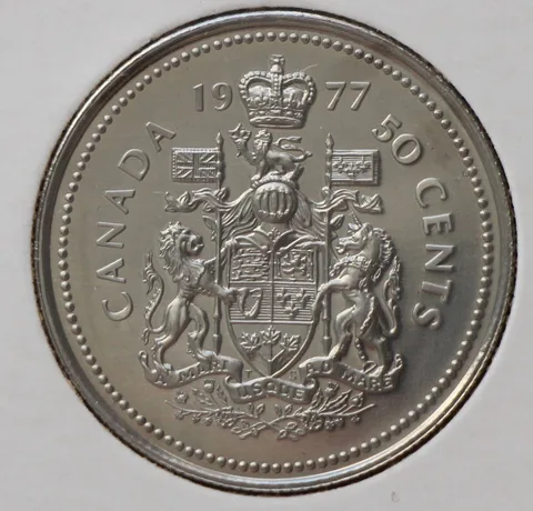 50 Cents 1977 Canada — Nikkel
