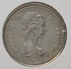 50 Cents 1977 Canada — Nikkel achterzijde