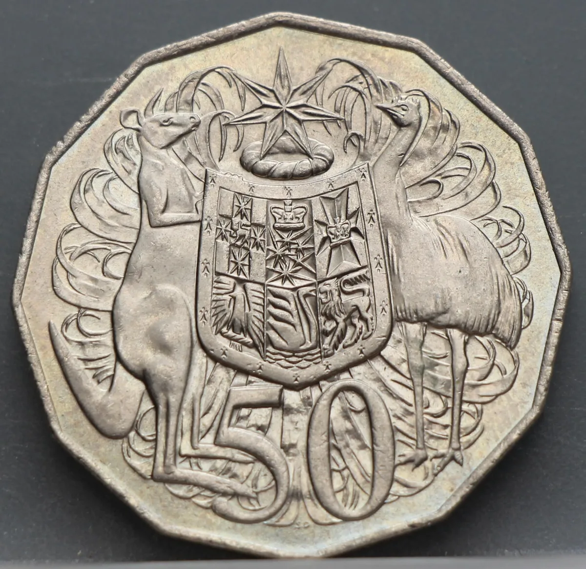 50 Cents 1979 Australië — Cupronikkel voorzijde