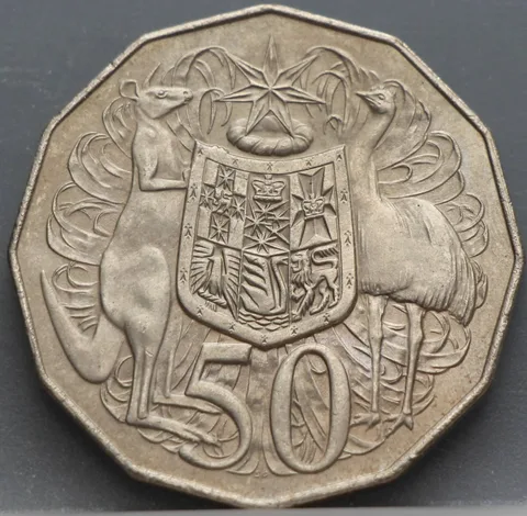 50 Cents 1980 Australië — Cupronikkel