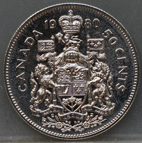 50 Cents 1980 Canada — Nikkel
