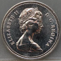 50 Cents 1980 Canada — Nikkel achterzijde