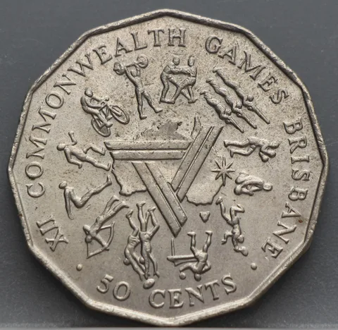 50 Cents 1982 Australië — XII Commonwealth Games Brisbane