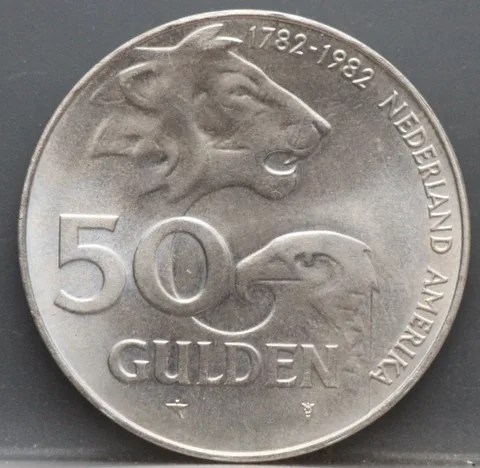 50 Gulden 1982 Nederland — Zilver
