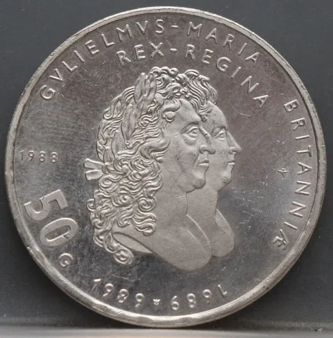 50 Gulden 1988 William and Mary - netjes