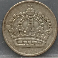 50 Öre 1957 Zweden — Zilver achterzijde
