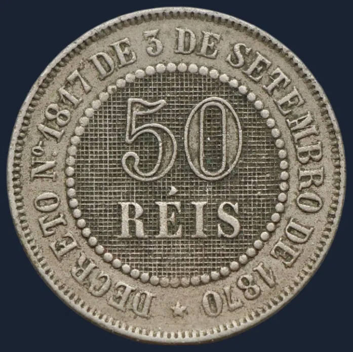 50 Réis 1886 Brazilië
