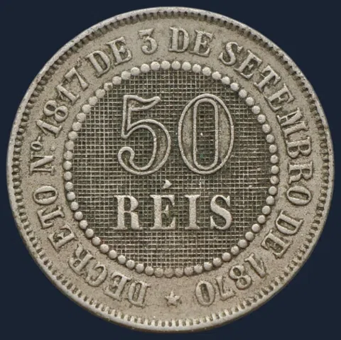 50 Réis 1886 Brazilië