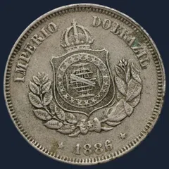 50 Réis 1886 Brazilië