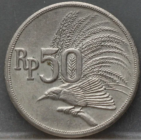 50 Rupiah 1971 Indonesië — Cupronikkel