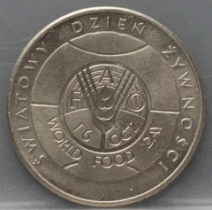 50 Zlotych 1981 Polen — Cupronikkel FAO World Food Day voorzijde