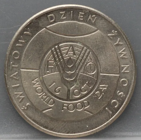 50 Zlotych 1981 Polen — Cupronikkel FAO World Food Day