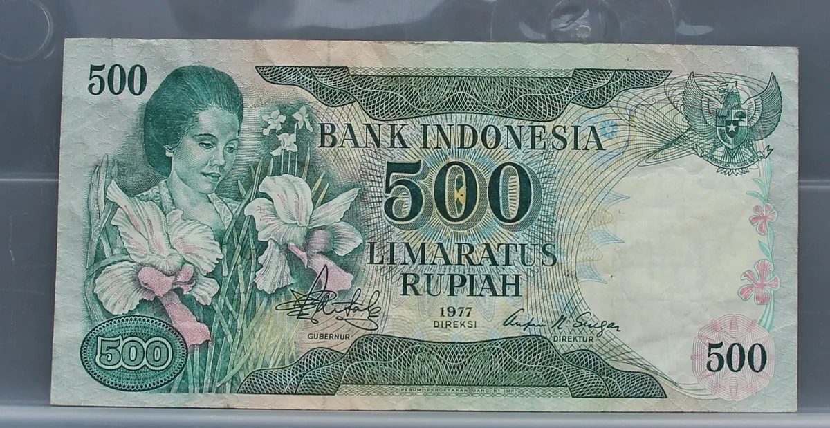500 Rupiah 1977 — Indonesië voorzijde