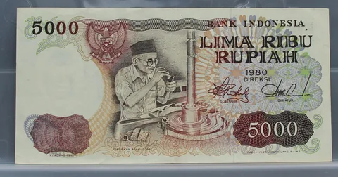 5000 Rupiah 1980 Indonesië