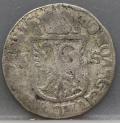 6 Stuiver 1686 – Rijderschelling – Nijmegen achterzijde, 6 Stuiver (Rijderschelling)