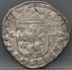 6 Stuiver 1691 Rijderschelling Zwolle achterzijde, 6 Stuiver (Rijderschelling)