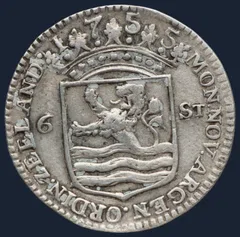 6 Stuiver 1755 Zeeland