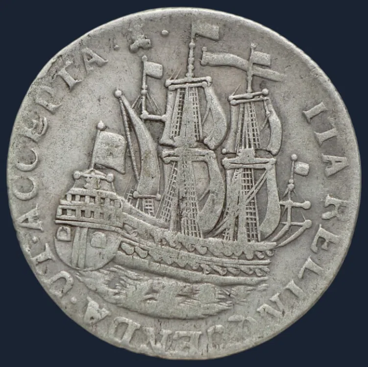 6 Stuiver 1763 Zeeland - scheepjesschelling 1763