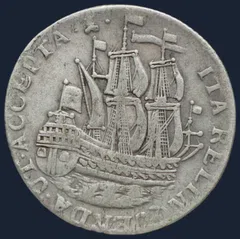 6 Stuiver 1763 Zeeland - scheepjesschelling 1763