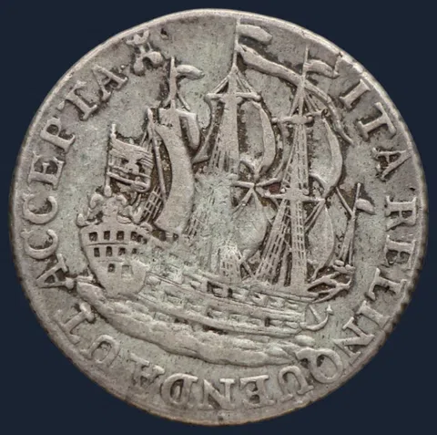 6 Stuiver 1772 Zeeland - scheepjesschelling 1772