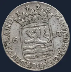 6 Stuiver 1778 Zeeland