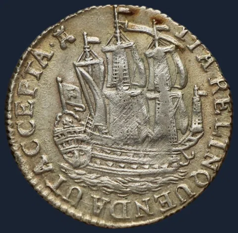 6 Stuiver 1780 Zeeland - scheepjesschelling 1780