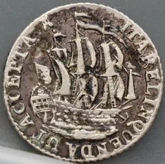 6 Stuiver 1791 Zeeland Zilver — Scheepjesschelling voorzijde