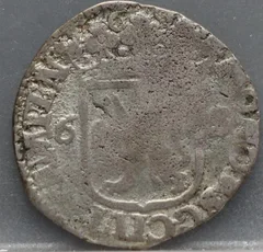 6 Stuiver (Rijderschelling) 16** — Kampen achterzijde, 17e eeuw (16**)