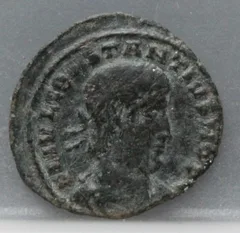 AE Follis 336-337 Constantius II — Thessalonica voorzijde, Brons