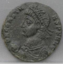 AE Follis 348-350 — Constans voorzijde, Brons