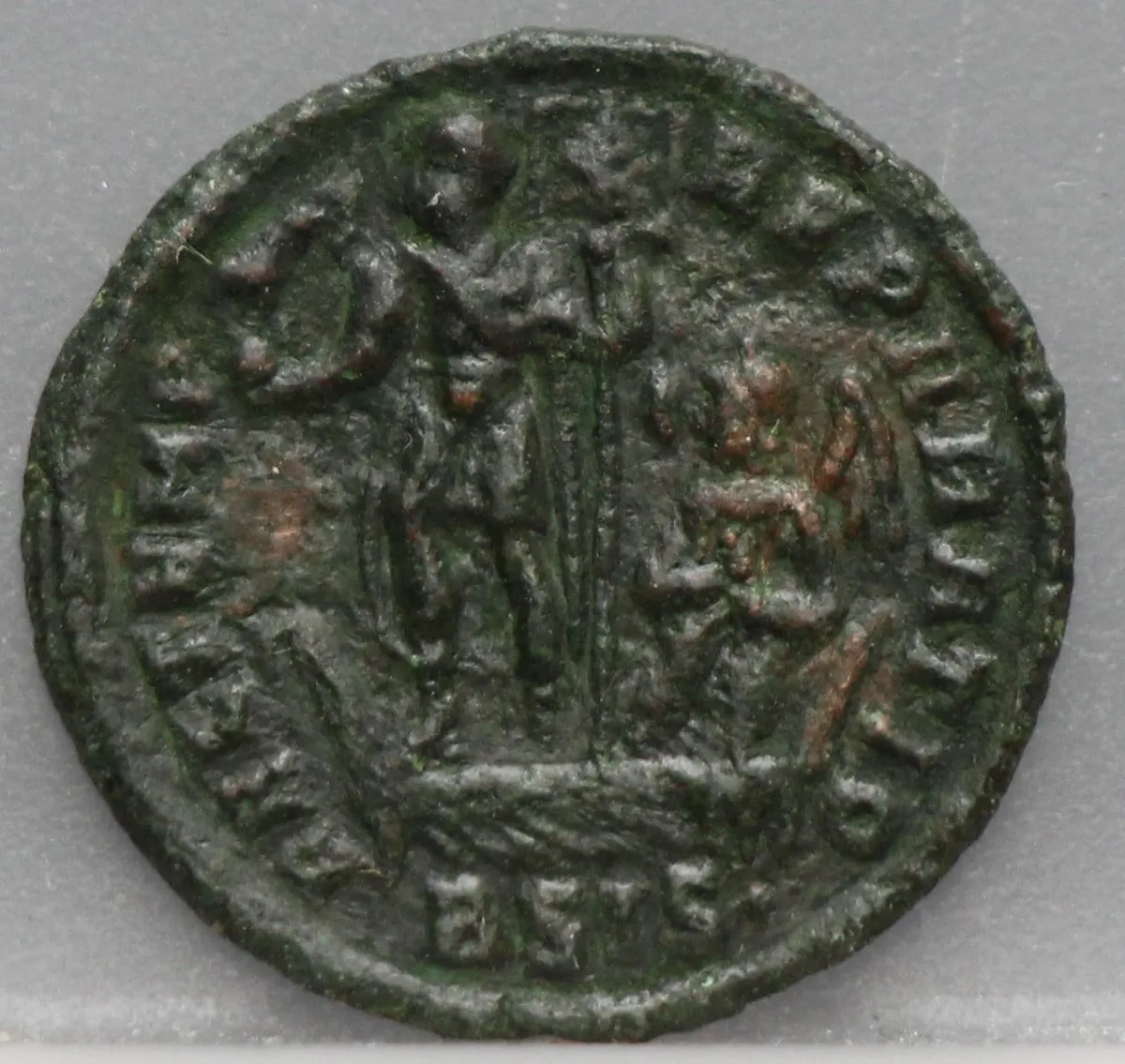 AE Follis 348-350 Constans — Siscia voorzijde, brons