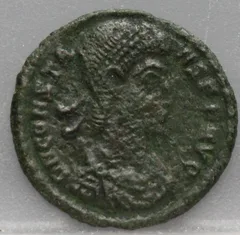 AE Follis 348-350 Constans — Siscia achterzijde, brons