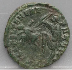 AE Follis 351-355 Constantius II — Siscia voorzijde, Brons